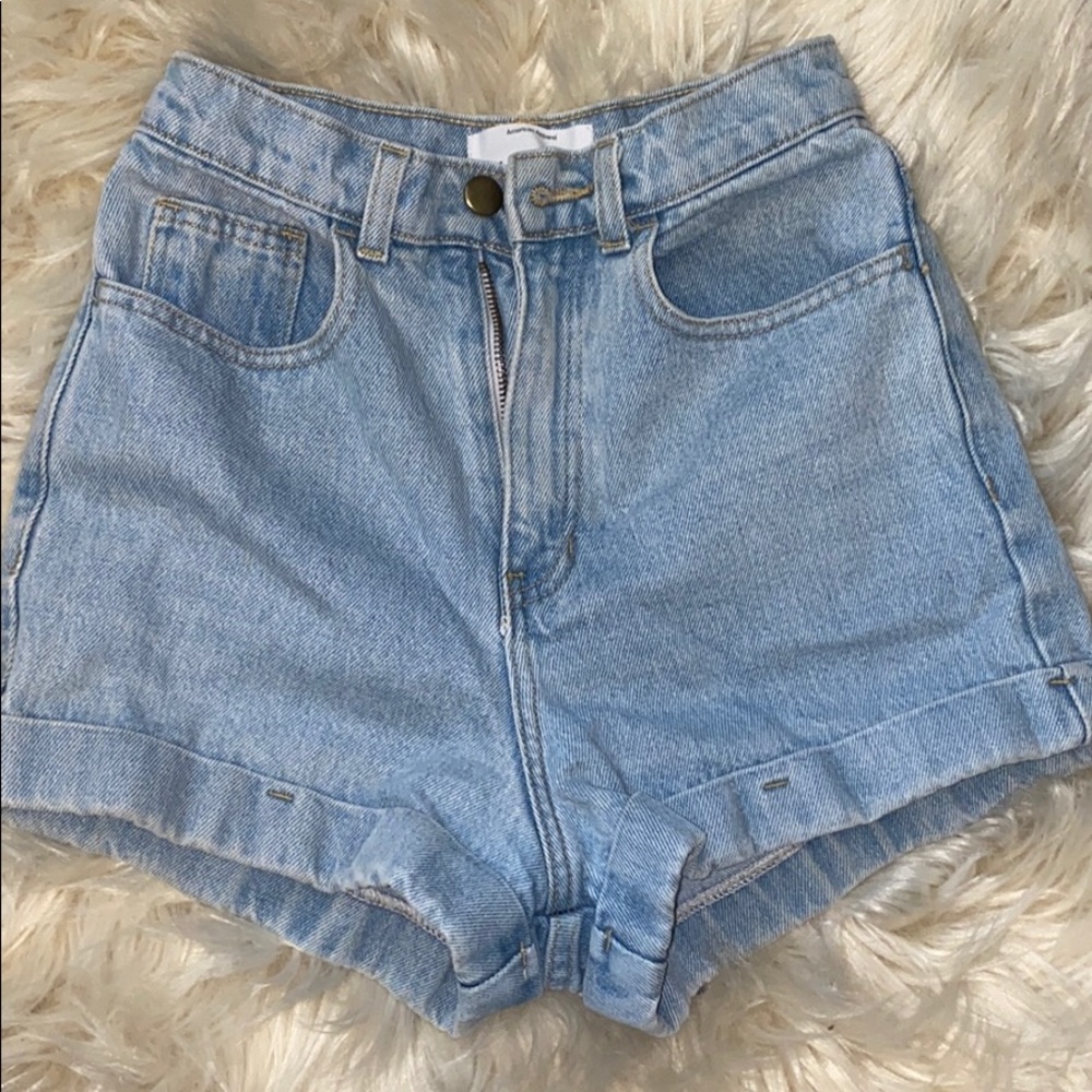 American Apparel High Waisted Shorts